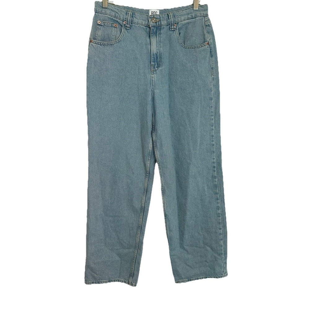 BDG Women's Tagged 28x32 (31x30) Boyfriend Light Wash Denim Jeans UO High Rise